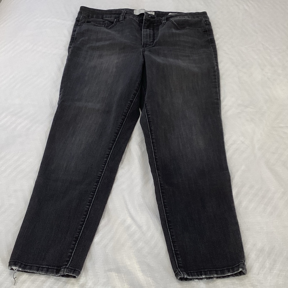 Anne Klein Women's Black Straight Leg Jeans